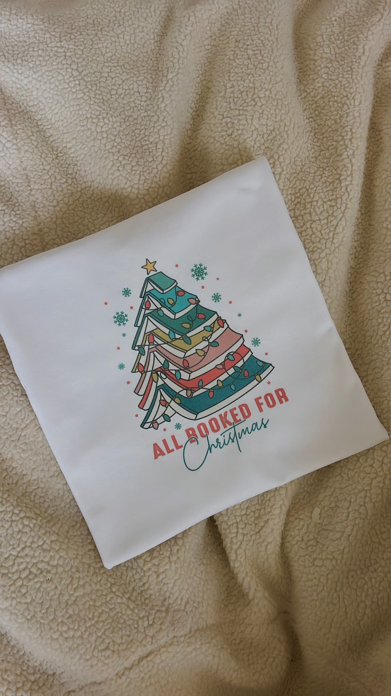 All booked for Christmas sweatshirt