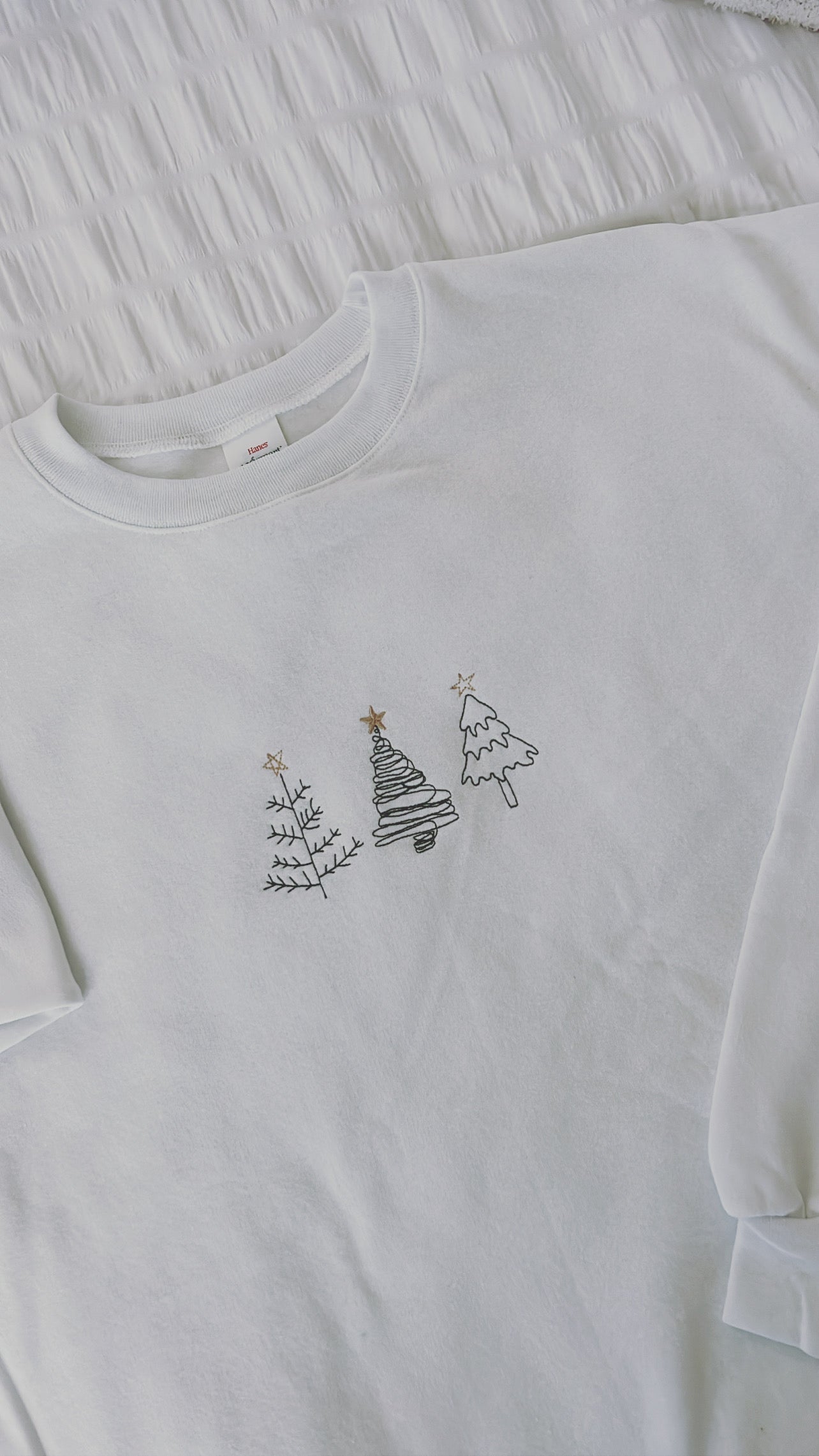 Christmas trees sweatshirt