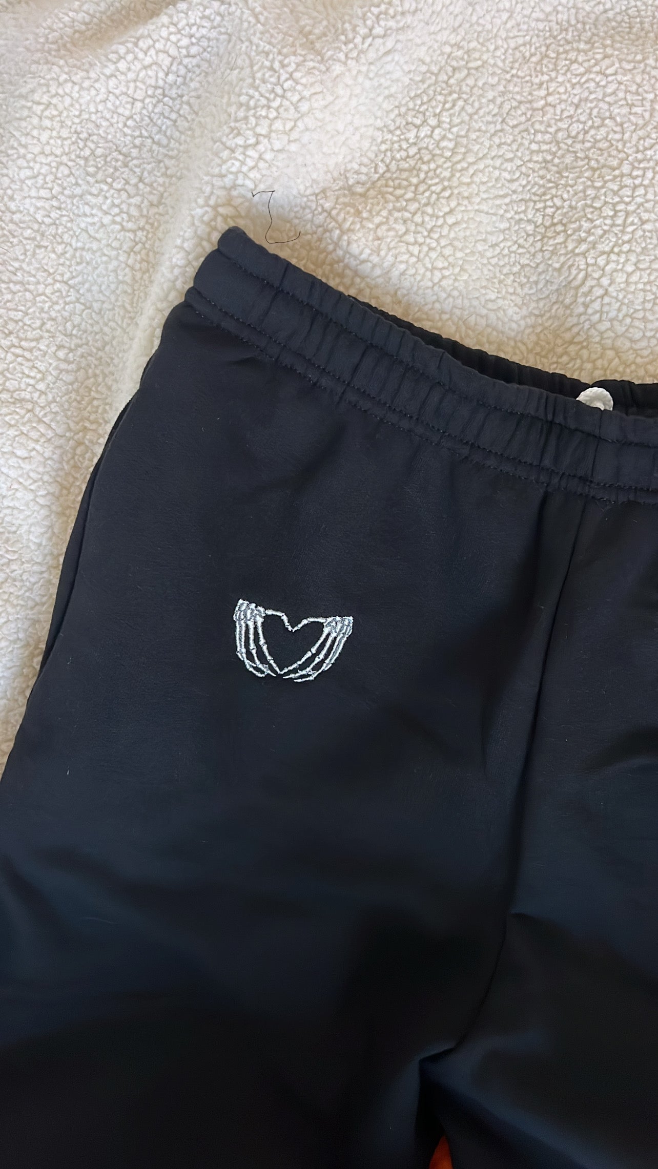 spooky heart sweatpants