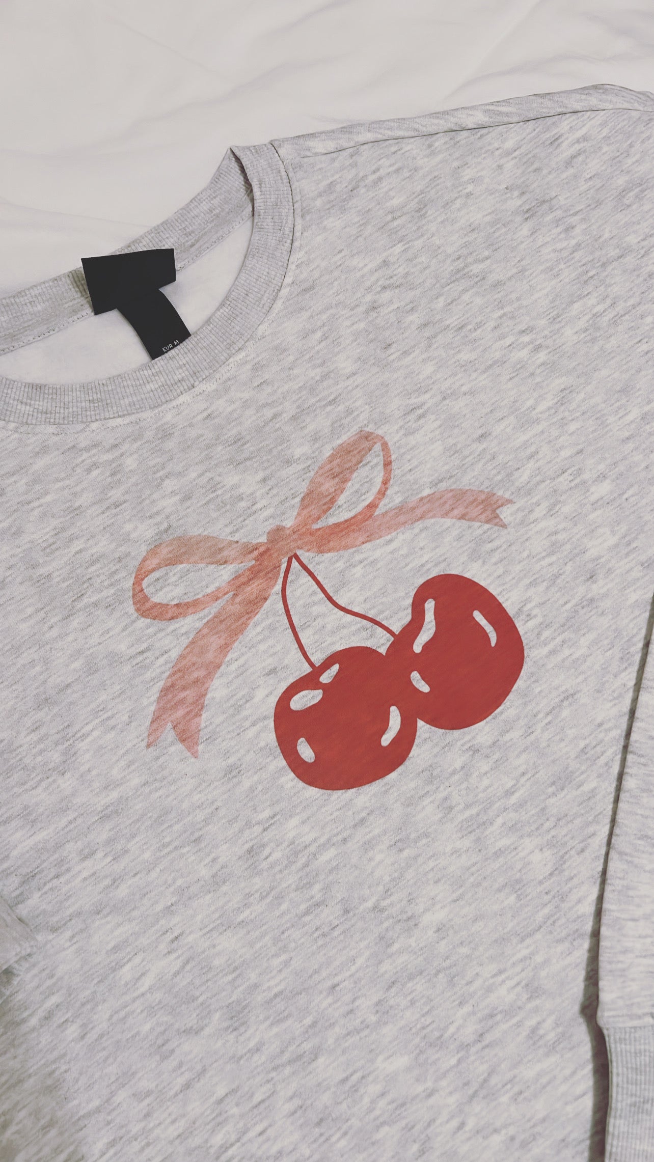 cherry coquette sweatshirt