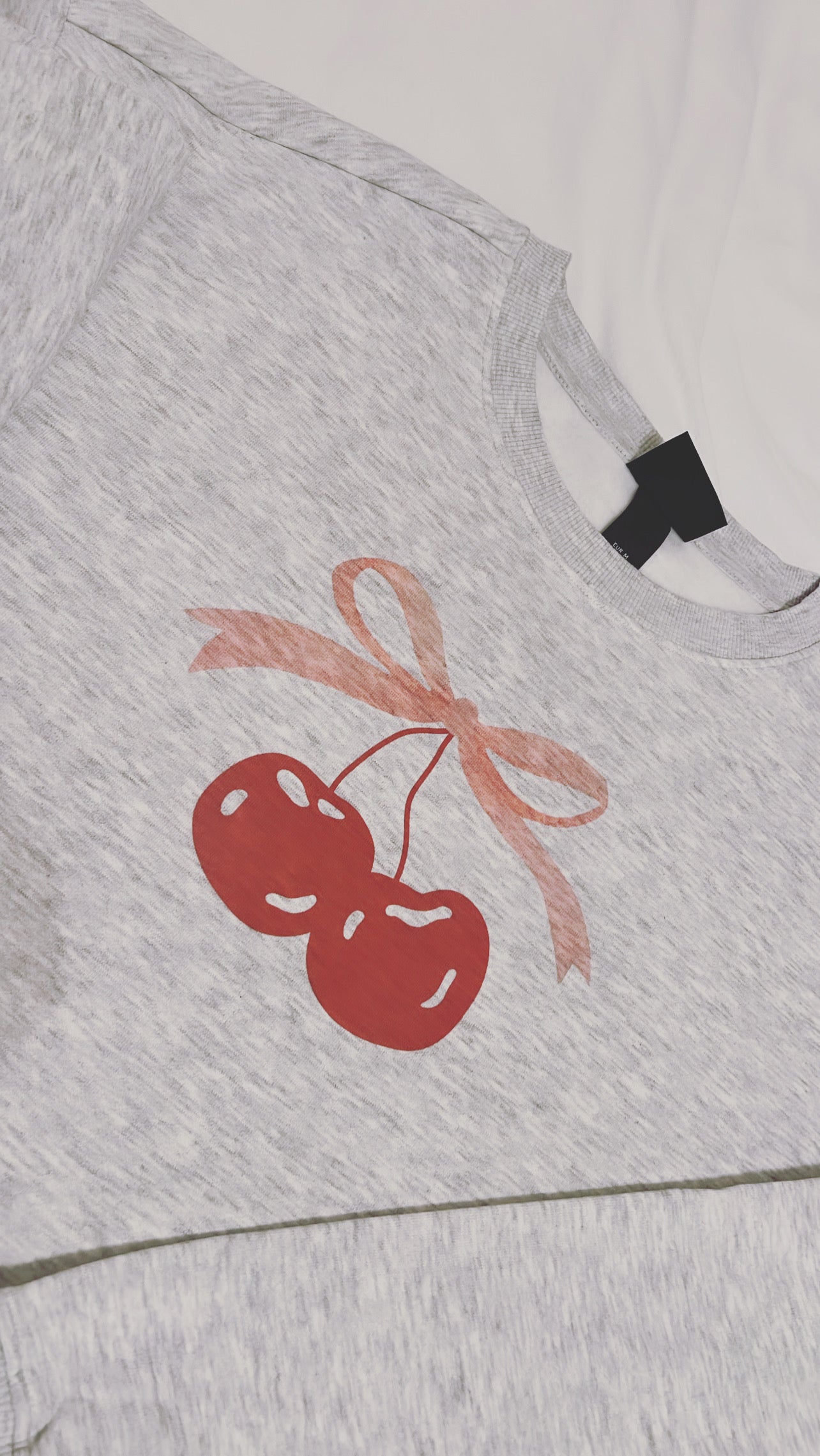 cherry coquette sweatshirt