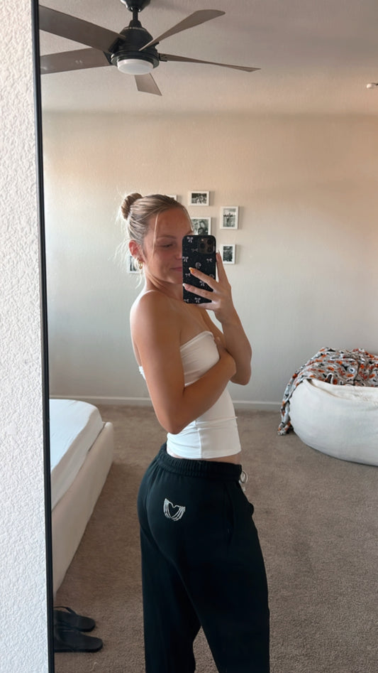 spooky heart sweatpants