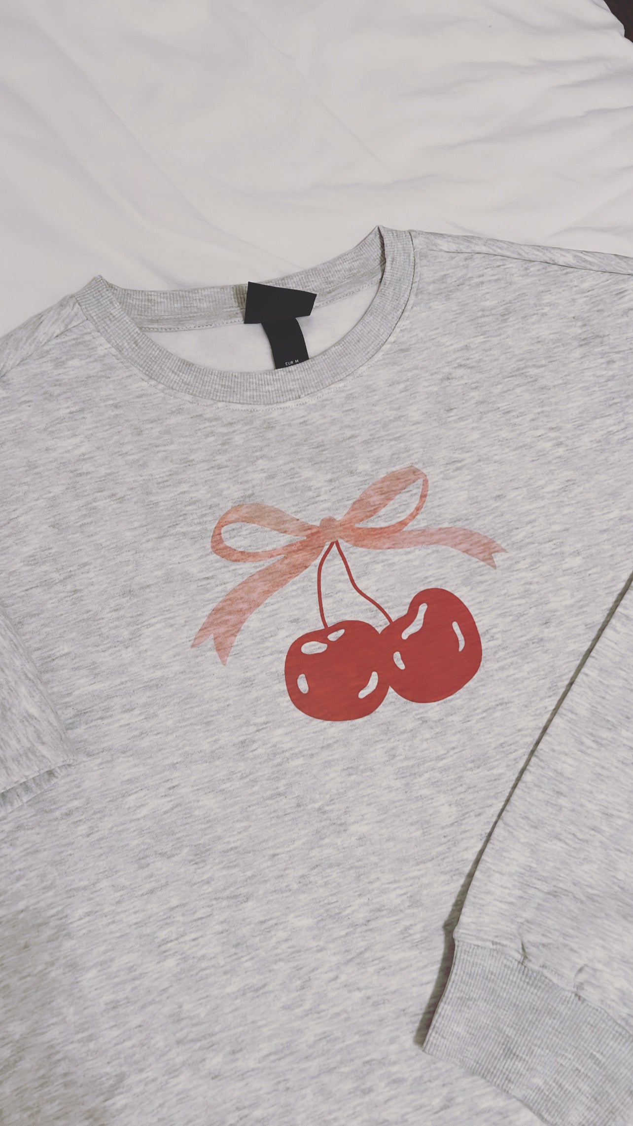 cherry coquette sweatshirt