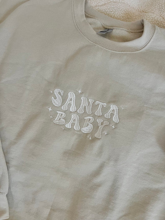 santa baby sweatshirt