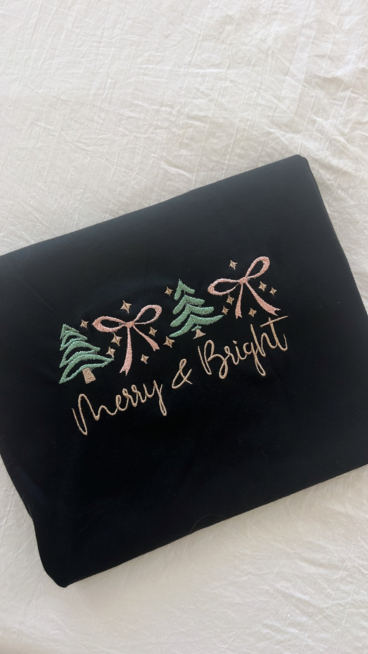 merry & bright sweatshirt