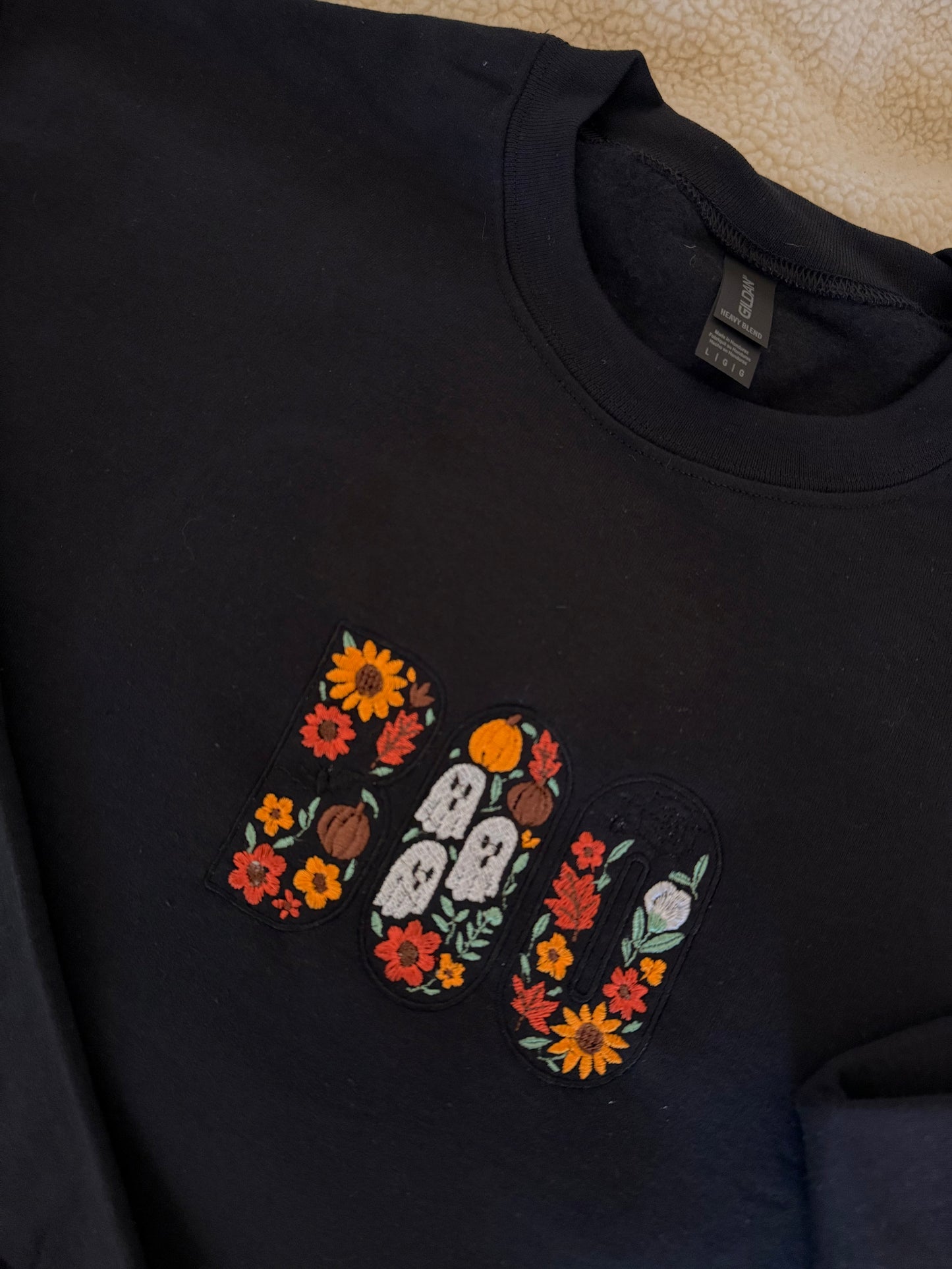 BOO sweatshirt