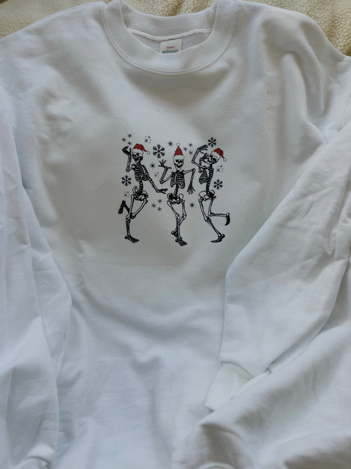 christmas skeleton sweatshirt