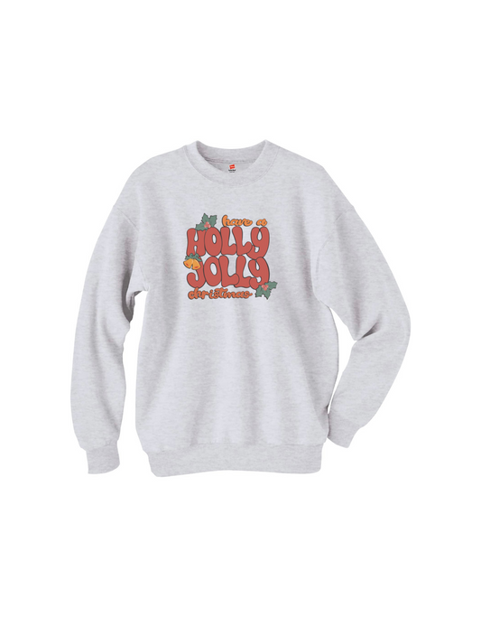 holly jolly xmas sweatshirt