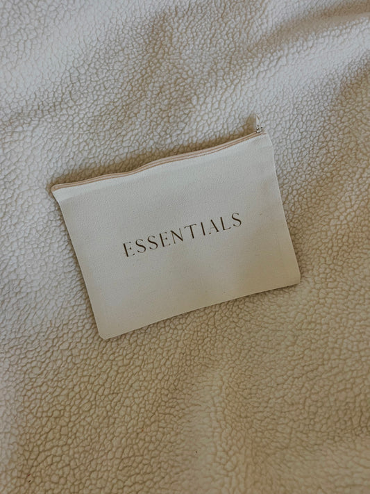 essentials cosmetic bag