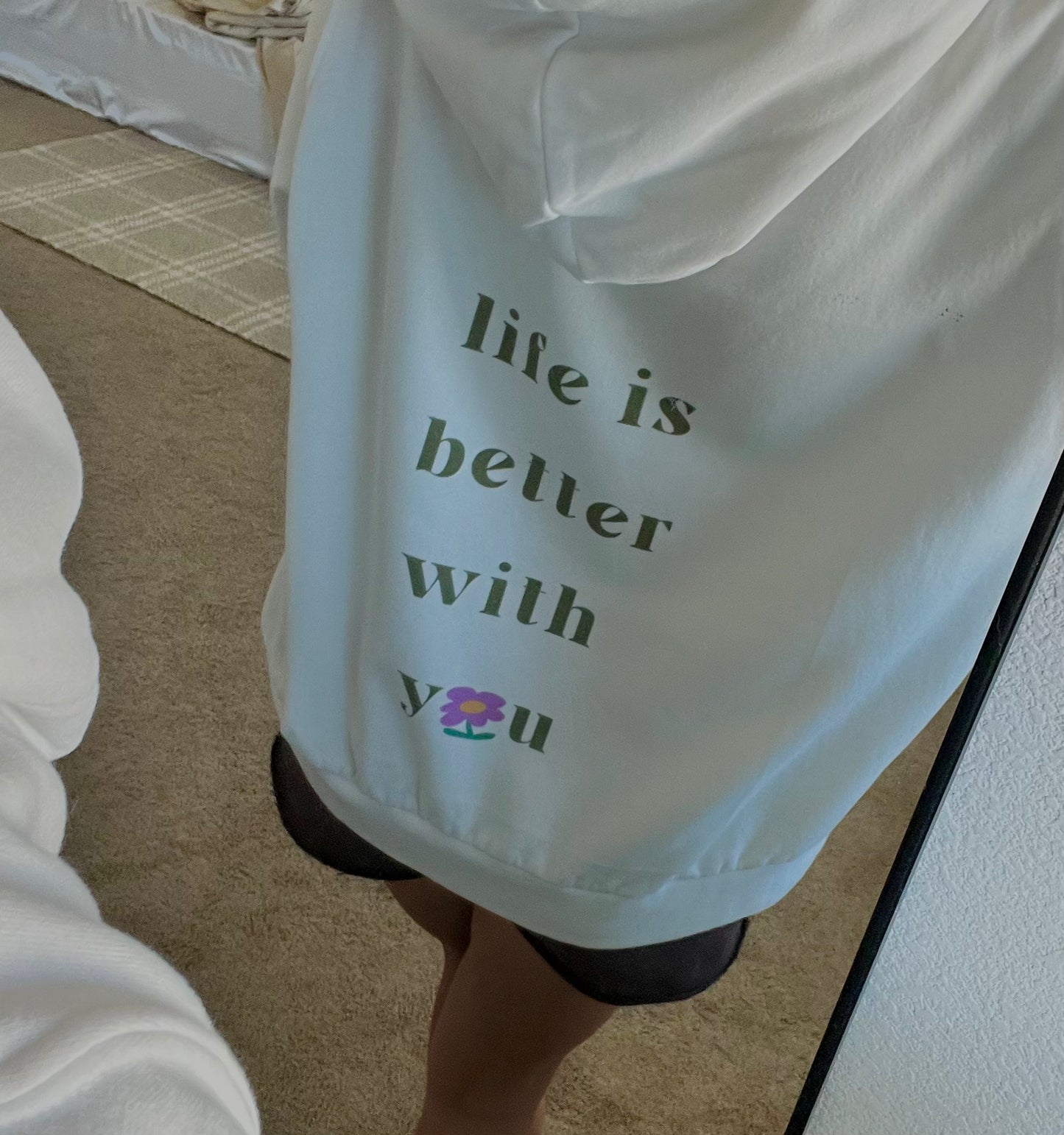 life is better with you zip up