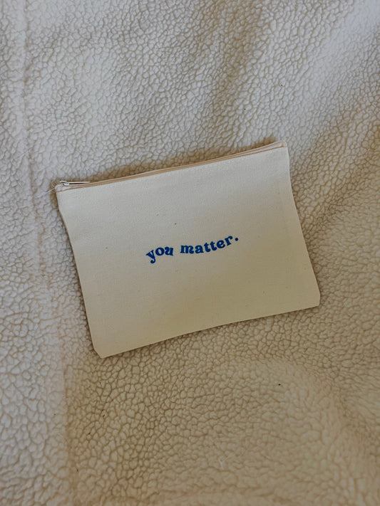 you matter cosmetic bag